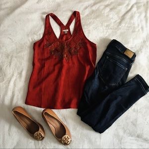 Urban Outfitters Orange Tank
